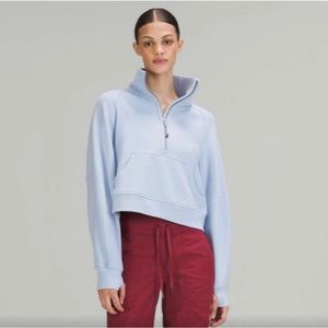 Scuba Oversized Funnel Neck Half Zip